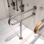 Thanh tay vịn TOTO T113BP22/ T110D3R (x3) (dạng chữP, cố định) - Ảnh 3