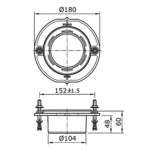 Bích nối sàn bồn cầu T53P100VR - Ảnh 3