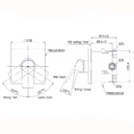 Van điều chỉnh nhiệt độ TOTO TBG10303BB#MBL (không kèm phụ kiện âm tường) - Ảnh 2