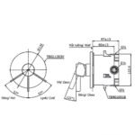 Van điều chỉnh nhiệt độ TOTO TBG11303V/ TBN01001B (kèm phụ kiện âm tường) - Ảnh 4
