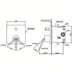 Van điều chỉnh nhiệt độ TOTO TBP02302BA/ TBN01001B (kèm phụ kiện âm tường) - Ảnh 8