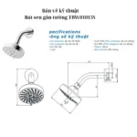 Bát sen gắn tường TOTO TBW01013V tròn 102mm - Ảnh 6