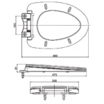 Nắp bồn cầu TOTO TC395VS#W - Ảnh 7