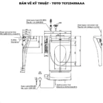 Nắp bồn cầu WASHLET TOTO W16