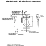 Nắp bồn cầu WASHLET TOTO TCF33370GAA#NW1 dòng S2 - Ảnh 6