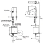 Vòi lavabo TOTO TLE27002V/TLE01502V cảm ứng - Ảnh 7