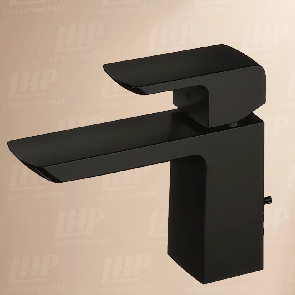 Vòi Lavabo TOTO TLG02301B#MBL Vòi Lavabo TOTO TLG02301B#MBL nóng lạnh dòng GR đen mờ ,cao 13cm - Ảnh 1