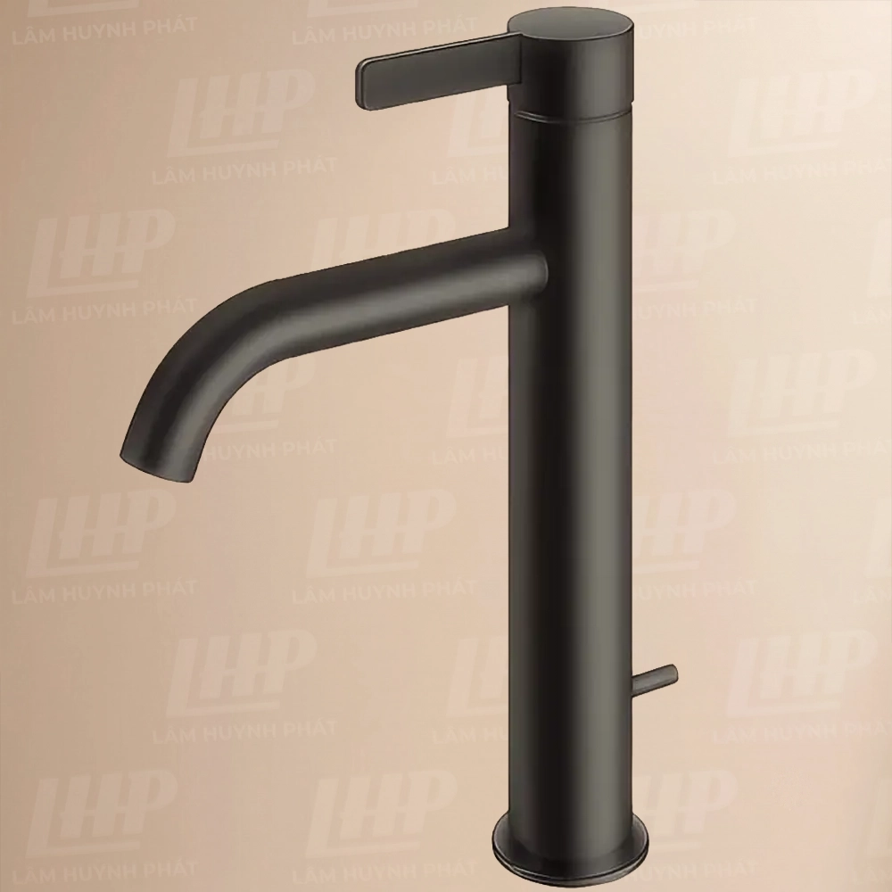 Vòi Lavabo TOTO TLG11303B#MBL Vòi Lavabo TOTO TLG11303B#MBL nóng lạnh dòng GF đen mờ ,cao 25cm - Ảnh 1