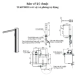 Vòi xịt xà phòng TOTO TLK07003G cảm ứng (không kèm bộ điều khiển) - Ảnh 6