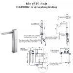 Vòi xịt xà phòng TOTO TLK08002G cảm ứng (không kèm bộ điều khiển) - Ảnh 5