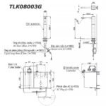 Vòi xịt xà phòng TOTO TLK08003G cảm ứng (không kèm bộ điều khiển) - Ảnh 5