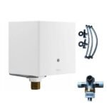 Bộ điều khiển vòi cảm ứng TOTO TLE04502V/ TLN01103A/ TLE05701A nóng lạnh, dùng pin (Kèm dây cấp - van dừng và van nhiệt độ)