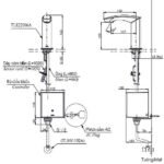 Bộ điều khiển vòi cảm ứng TOTO TLE01502V/ TLN01103A/ TLE05701A nóng lạnh, dùng điện (Kèm dây cấp - van dừng và van nhiệt độ) - Ảnh 2