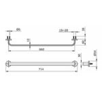 Giá treo khăn TOTO TX701AJ - Ảnh 7