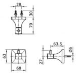 Móc áo TOTO TX704AW - Ảnh 2