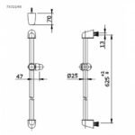 Thanh trượt sen tắm TOTO TX721AN - Ảnh 4