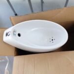 Bồn tiểu nam CAESAR U0211 treo tường, thoát ngang - Ảnh 3