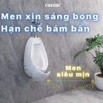 Bồn tiểu nam CAESAR U0221 treo tường, thoát ngang - Ảnh 7