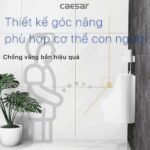 Bồn tiểu nam CAESAR U0233 treo tường, thoát ngang - Ảnh 5