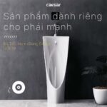 Bồn tiểu nam CAESAR U0239 đặt sàn, thoát sàn - Ảnh 5