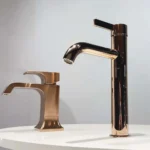 Vòi Lavabo TOTO TLG11303B#BFG nóng lạnh dòng GF mạ vàng Pháp mờ ,cao 25cm - Ảnh 5