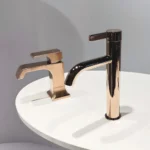 Vòi Lavabo TOTO TLG11303B#BFG nóng lạnh dòng GF mạ vàng Pháp mờ ,cao 25cm - Ảnh 2