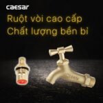 Vòi lavabo CAESAR W034 lạnh, gắn tường - Ảnh 3