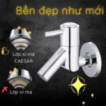 Vòi lavabo CAESAR W047C lạnh, gắn tường - Ảnh 8