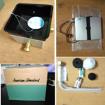 Van xả tiểu AMERICAN STADARD WF-8614 (WF8614) cảm ứng dùng điện 220V - Ảnh 4