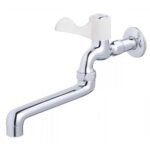 Vòi lavabo CAESAR WL027C lạnh, gắn tường