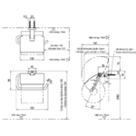 Hộp giấy TOTO YH408RV dòng L vuông - Ảnh 7