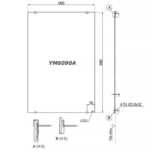 Gương phòng tắm TOTO YM6090A chống mốc - Ảnh 3