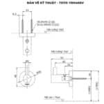 Móc áo TOTO YRH406V dòng L tròn - Ảnh 7
