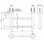 Giá treo khăn TOTO YT406W6V dòng L tròn - Ảnh 6