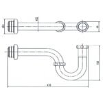 Ống thải nước chữ P INAX A-675PV (A675PV) - Ảnh 3