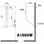 Vách ngăn bồn tiểu nam TOTO A100#W - Ảnh 5