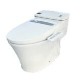 Bồn cầu INAX AC-1017R+CW-H20VN/ BW1 (AC1017R) 1 khối nắp điện tử CW-H20VN (xả gạt)