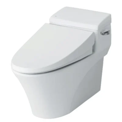 Bồn cầu INAXAC-1017VRN/ BW1 (AC1017VRN) 1 khối nắp êm CF-1008VS, xả gạt