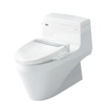 Bồn cầu INAX AC-1135+CW-H20VN/ BW1 (AC1135) 1 khối nắp điện tử CW-H20VN (xả gạt)