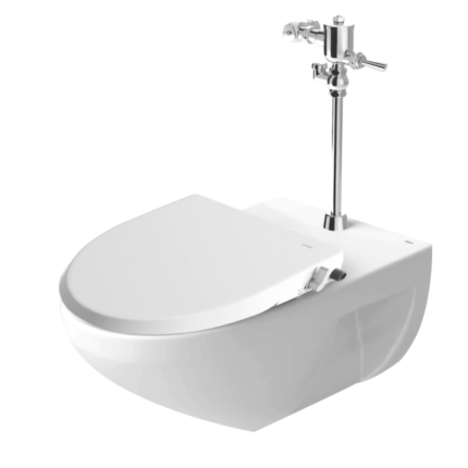 Bồn cầu INAX AC-22P+CW-S15VN/ BW1 (AC22P) treo tường nắp rửa cơ S15VN