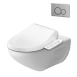 Bồn cầu INAX AC-23P+CW-H18VN/ BW1 (AC23P) treo tường nấp điện tử CW-H18VN