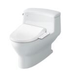 Bồn cầu INAX AC-4005+CW-H17VN/ BW1 (AC4005) 1 khối nắp điện tử CW-H17VN (xả gạt)