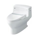 Bồn cầu INAX AC-4005+CW-H20VN/ BW1 (AC4005) 1 khối nắp điện tử CW-H20VN (xả gạt)