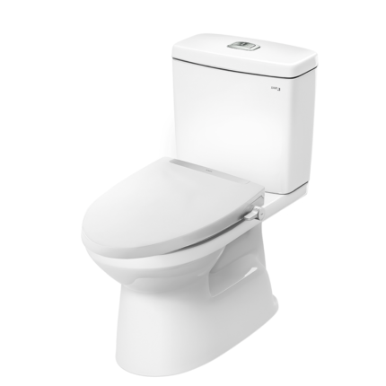 Bồn cầu INAX C-504A+CW-S32VN-1/ BW1 (C504A) 2 khối nắp rửa cơ S32VN