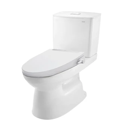 Bồn cầu INAX C-514A+CW-S15VN/ BW1 (C514A) 2 khối nắp rửa cơ S15VN