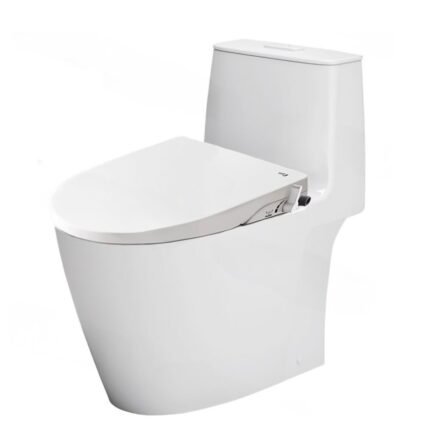 Bồn cầu INAX AC-902+CW-S15VN/ BW1 (AC900R) 1 khối nắp rửa cơ S15VN