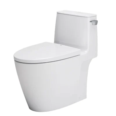 Bồn cầu INAX AC-912VN/ BW1 (AC912VN) 1 khối nắp êm CF-602VS, xả gạt