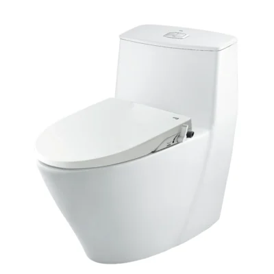 Bồn cầu INAX AC-919R+CW-S15VN/ BW1 (AC919R) 1 khối nắp rửa cơ S15VN