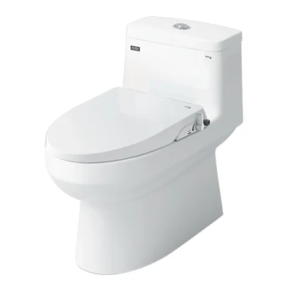 Bồn cầu INAX AC-939 + CW-S15VN/ BW1 (AC939VN) 1 khối nắp rửa cơ S15VN