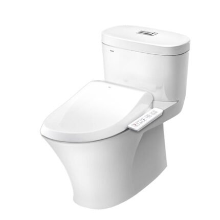 Bồn cầu INAX AC-959A+CW-H17VN/ BW1 (AC959A) 1 khối nắp điện tử CW-H17VN